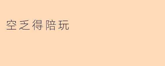 空乏的陪玩：寻找游戏之外的陪伴