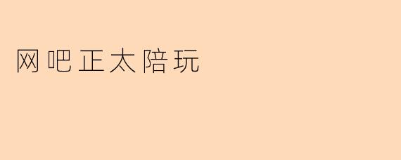 网吧正太陪玩