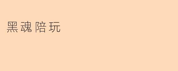 黑魂陪玩