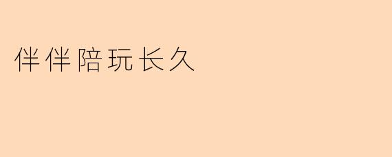 伴伴陪玩长久