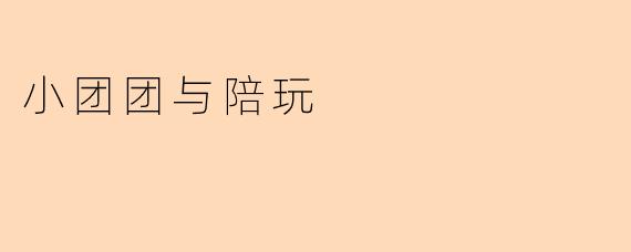 小团团与陪玩