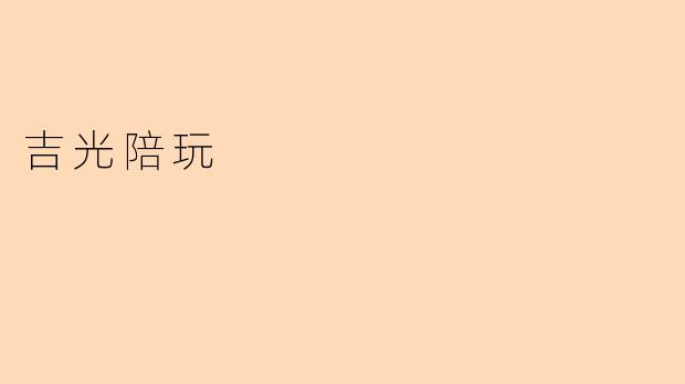 什么是吉光陪玩？****