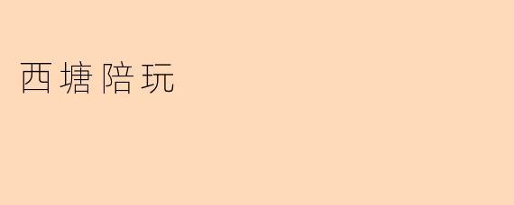 西塘陪玩