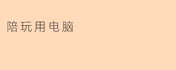 陪玩用电脑