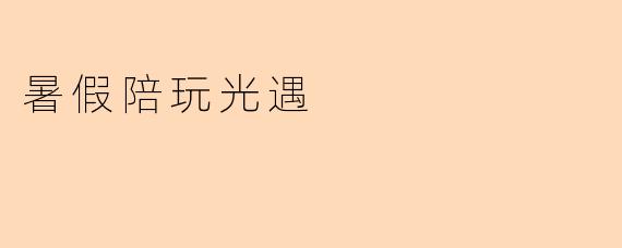 暑假陪玩光遇