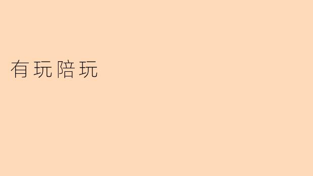 有玩陪玩