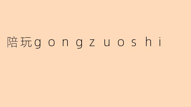 陪玩gongzuoshi