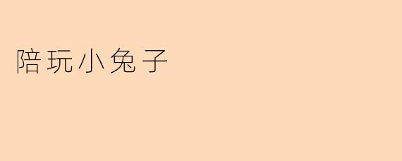 陪玩小兔子