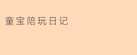 《童宝陪玩日记：在游戏中长大的小幸福》