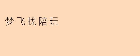梦飞找陪玩