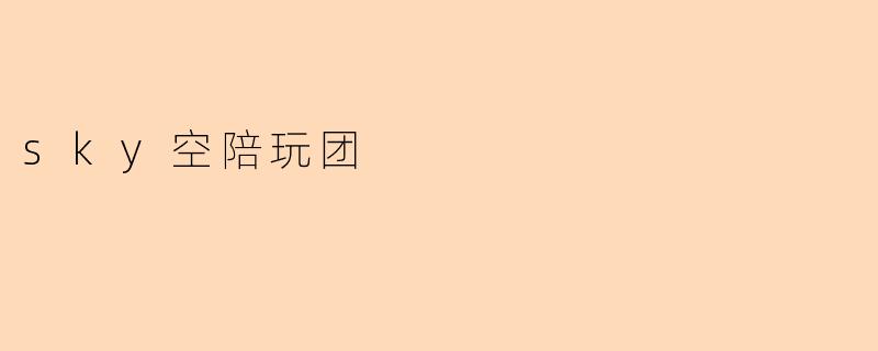 sky空陪玩团