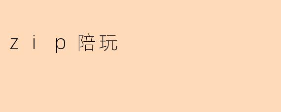 zip陪玩