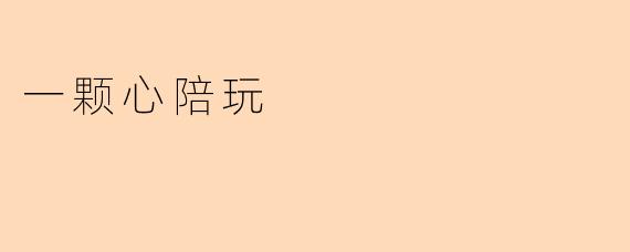 一颗心陪玩