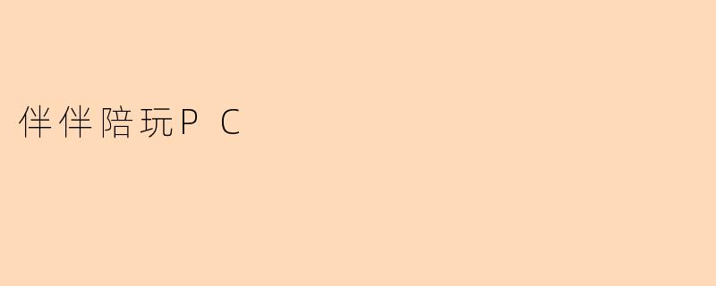 伴伴陪玩PC