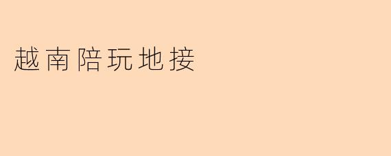 越南陪玩地接
