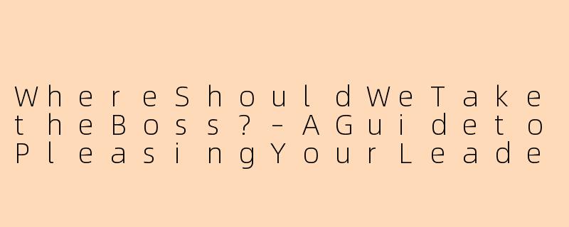 WhereShouldWeTaketheBoss?–AGuidetoPleasingYourLeaderWithoutLosingYourMind-陪老板去哪玩呀英文